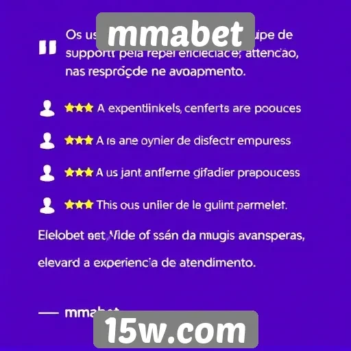Equipe de suporte do mmabet ganha elogios dos usuários